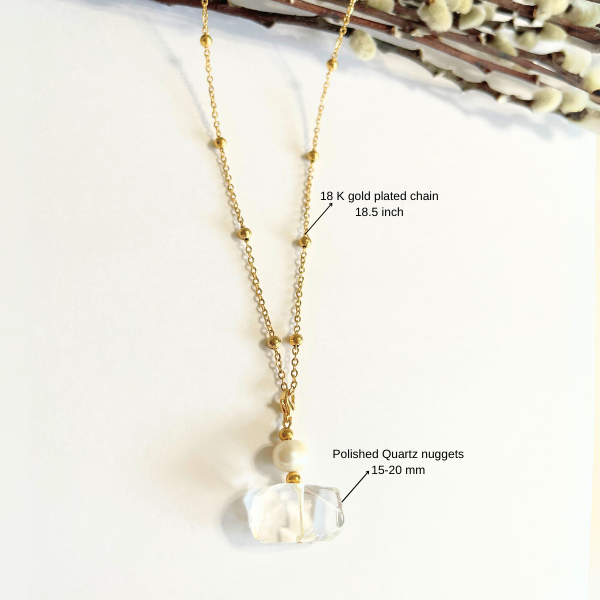 Quartz necklace