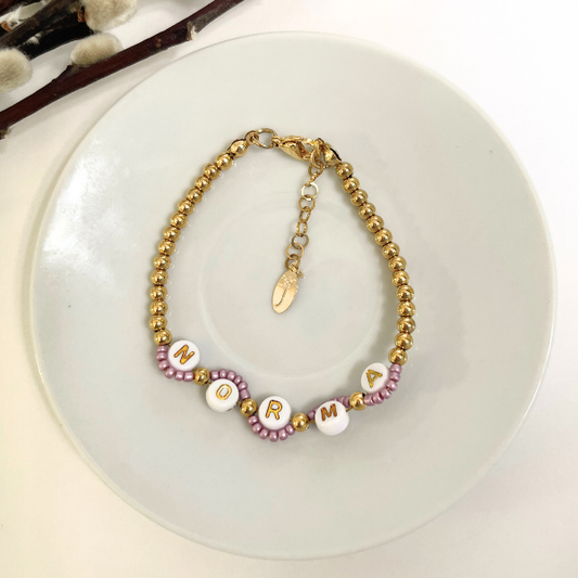 Personalized beaded Bracelet
