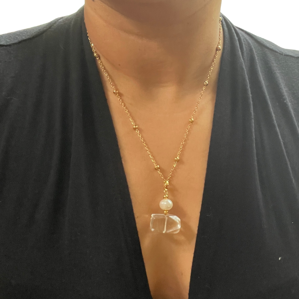 Quartz necklace