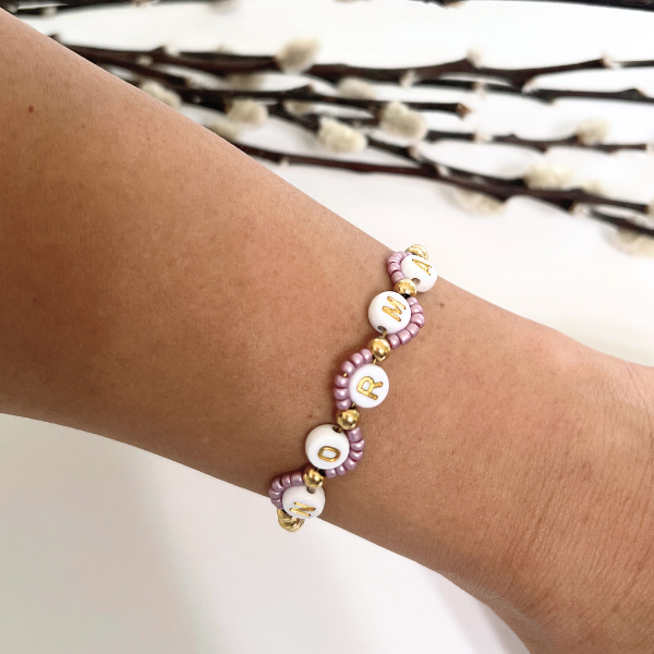 Personalized beaded Bracelet